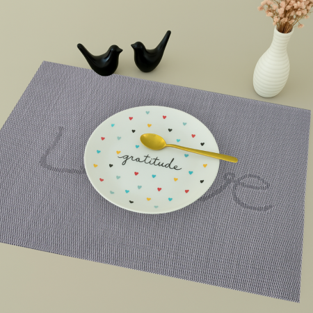 Set de individuales decorativos 6 piezas, pvc, 45x30cm