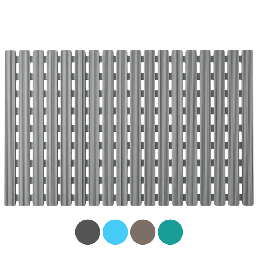 Tapete de ducha antideslizante pvc,65x35cm