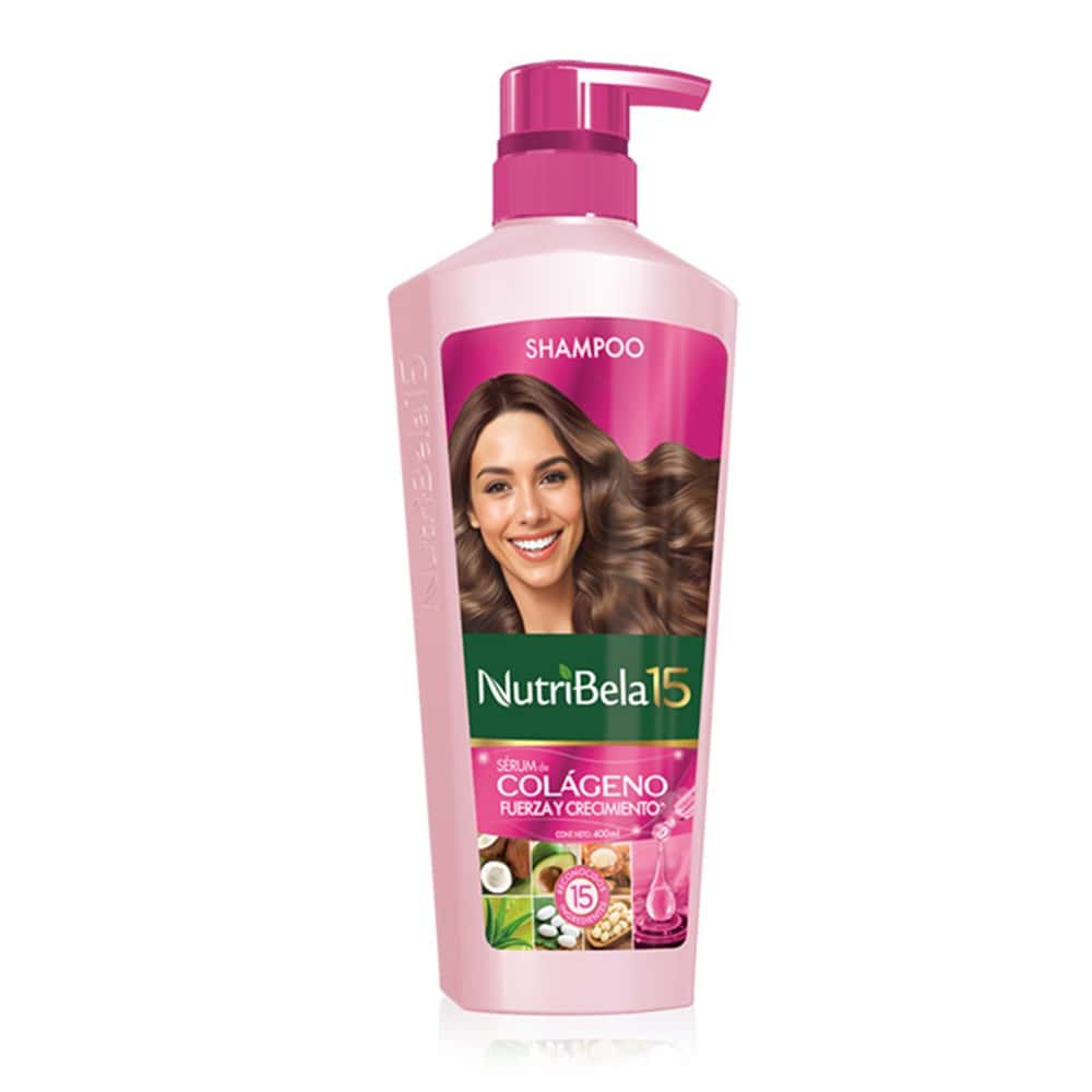 Nutribela Shampoo Colageno Fuerza  Y Crecimiento Fco X 350 ml