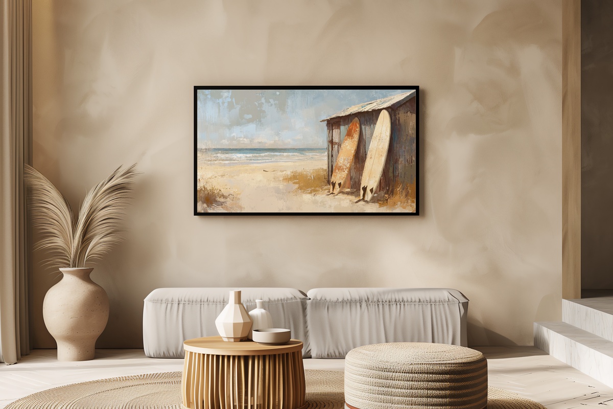 Surf Hut Harmony Frame TV Art