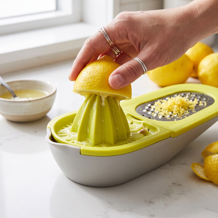 Exprimidor multifuncional acero inox/plástico pp