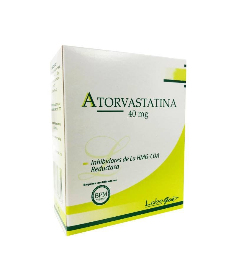 Atorvastatina 40 Mg Labogen Cja/100Tab