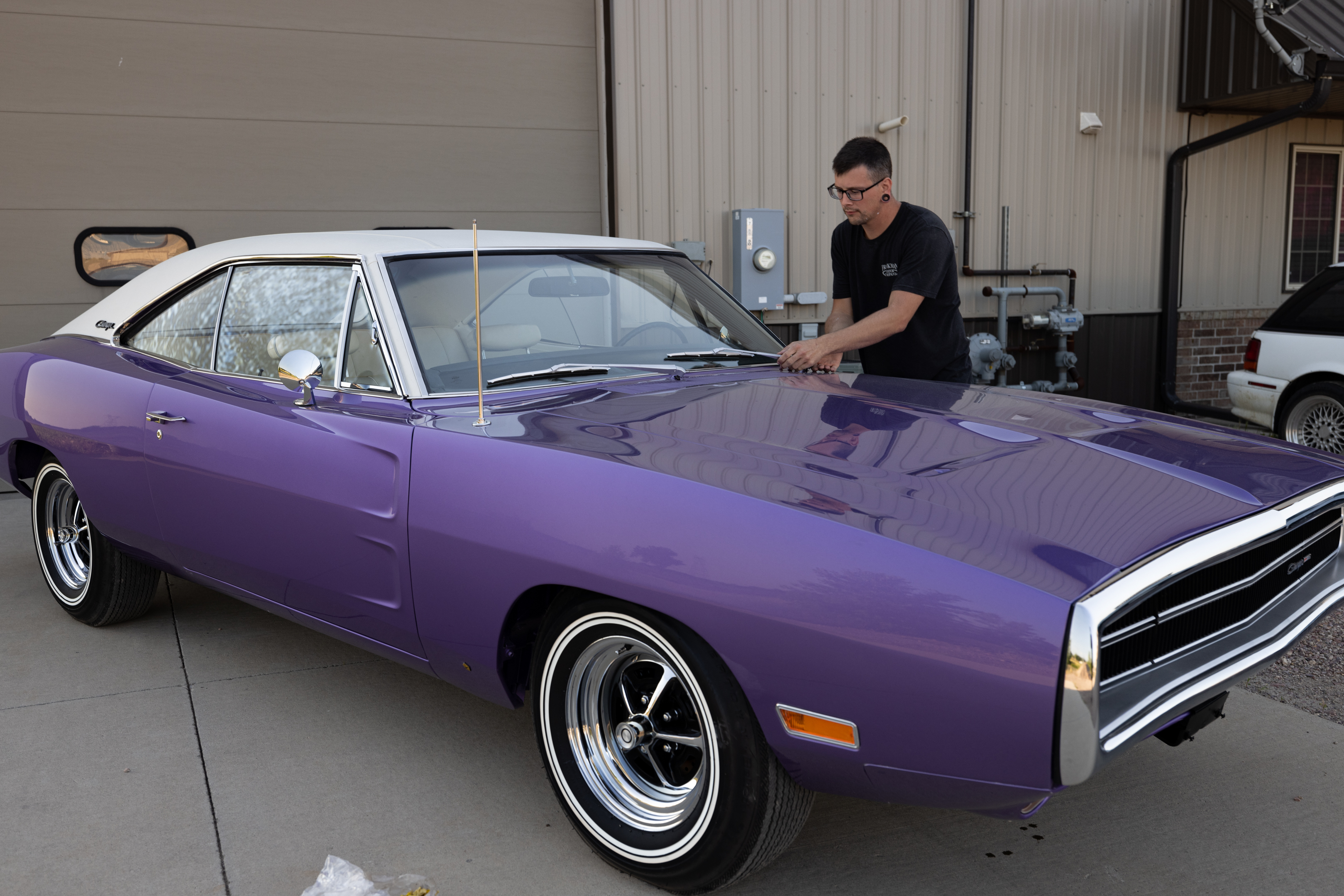 Stock-height factory-correct restomod build by Frankman Motor Company