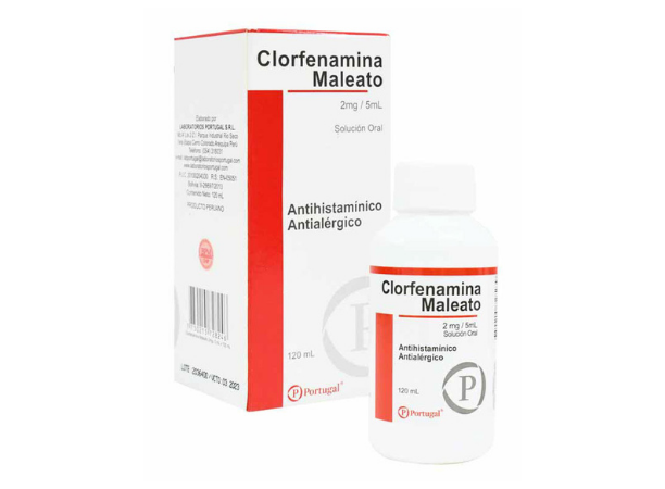 Clorfenamnina Jarabe Fco Fco X120ml