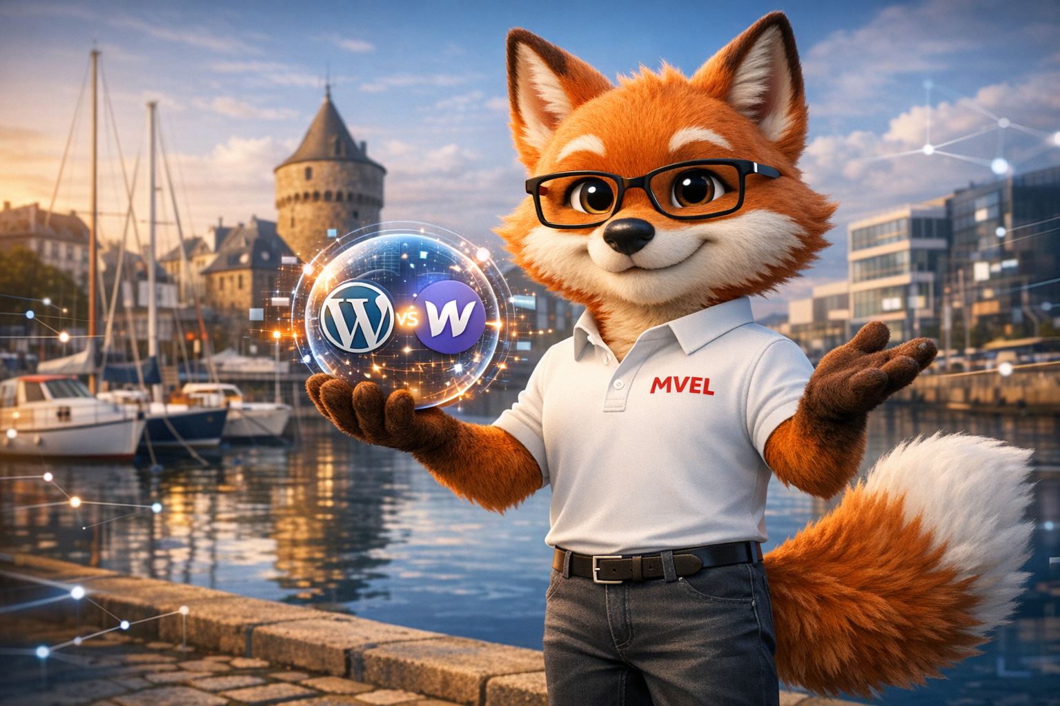 wordpress vs webflow Lorient