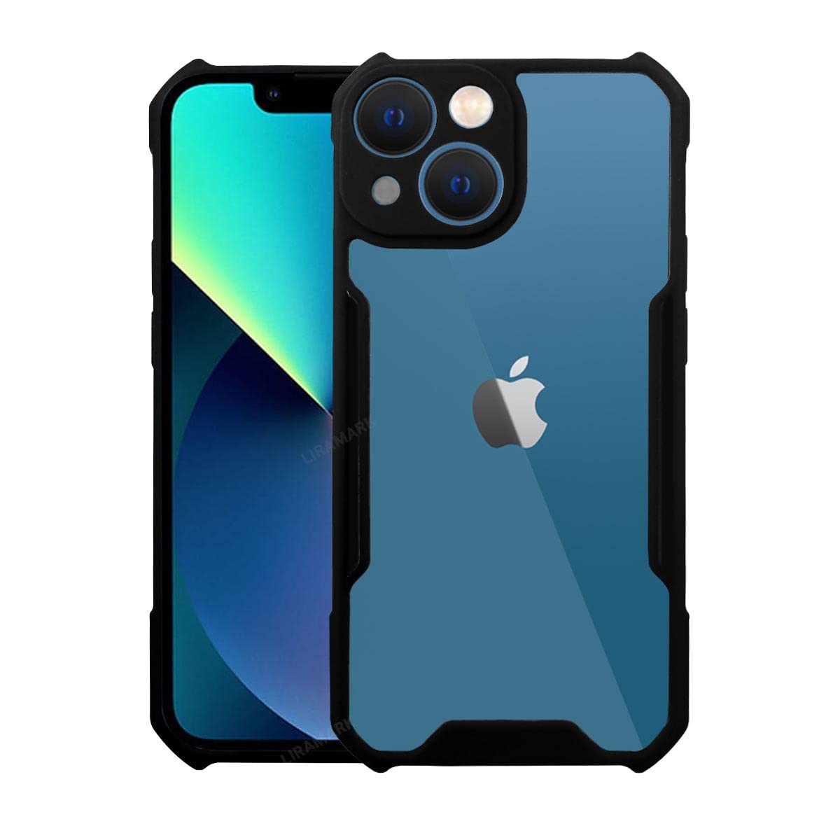 Black Border - Transparent Back iPaky Mobile Back Cover Case