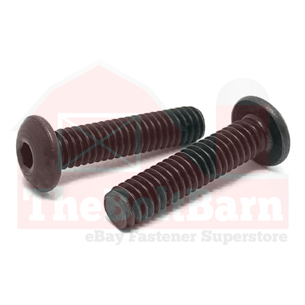 M12-1.75 CL12.9 Coarse Button Socket Cap Screws Black Oxide (Pick Length & Qty)