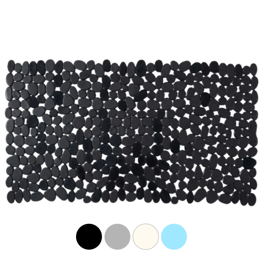 Tapete de ducha antideslizante pvc, 68x37cm