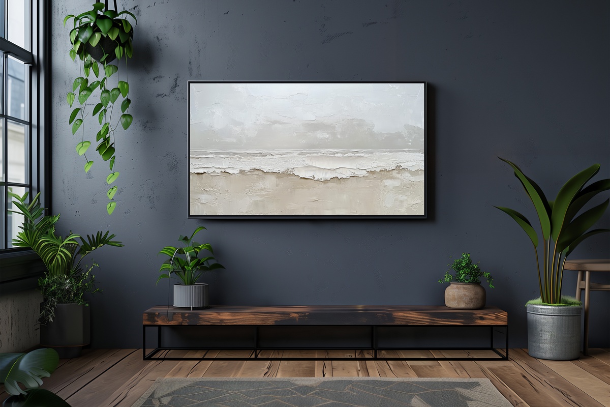 Coastal Calm of Timeless Reflections - Summer Frame TV Art