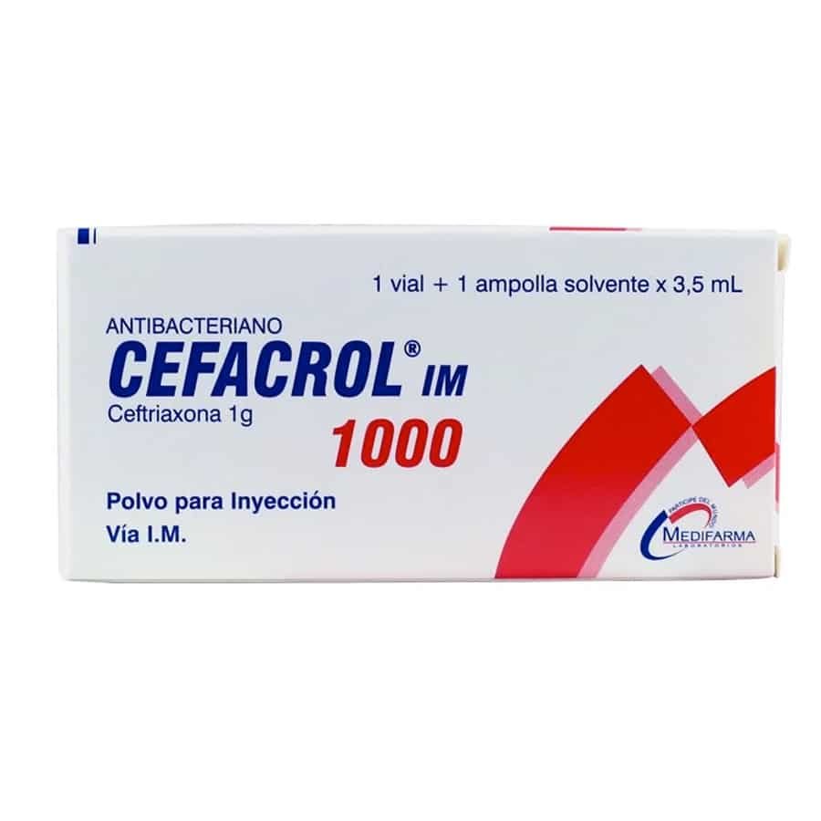 Cefacrol Im 1000 Inyec