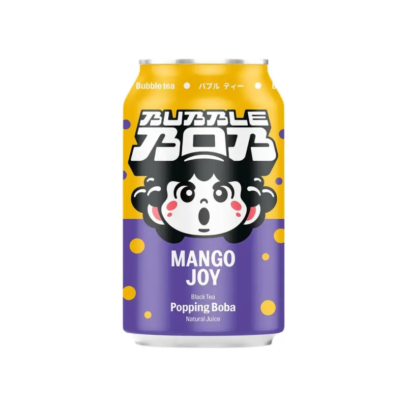 Napój z czarną herbatą sokiem z mango Mango Joy “Bubble Bob” 330ml