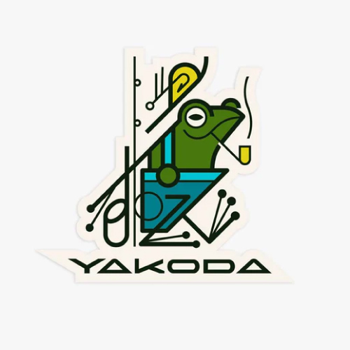 [Yakoda Peace Frog Sticker]