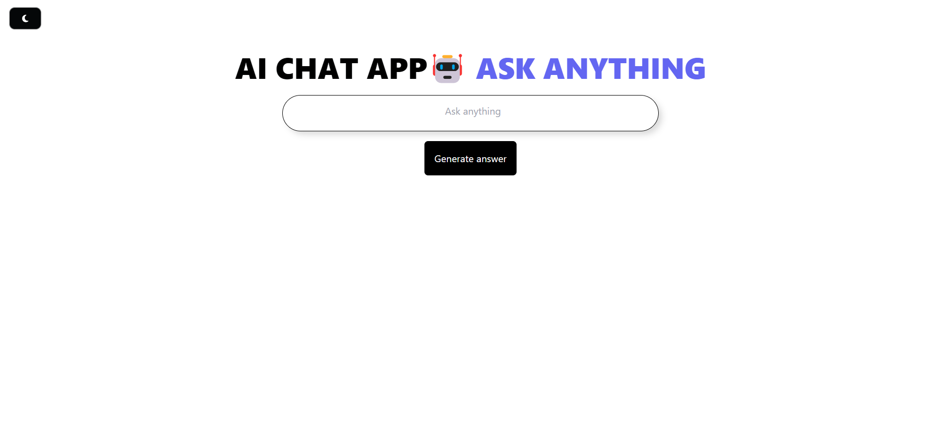  CHAT AI WEB APP