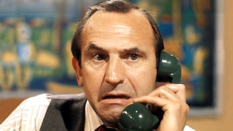 What was the name of the company Leonard Rossiter worked for in The Fall and Rise of Reginald Perrin