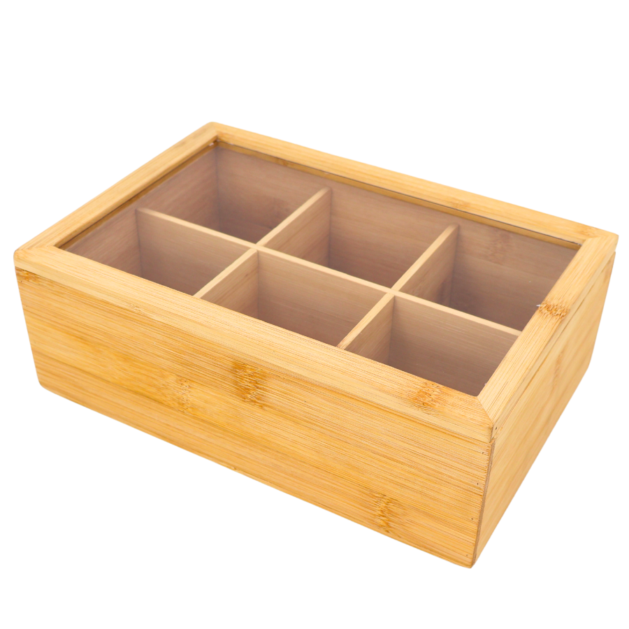 Caja para infusiones 17x25cm, madera