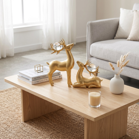 Set figuras decorativas poliresina, 26cm-17cm