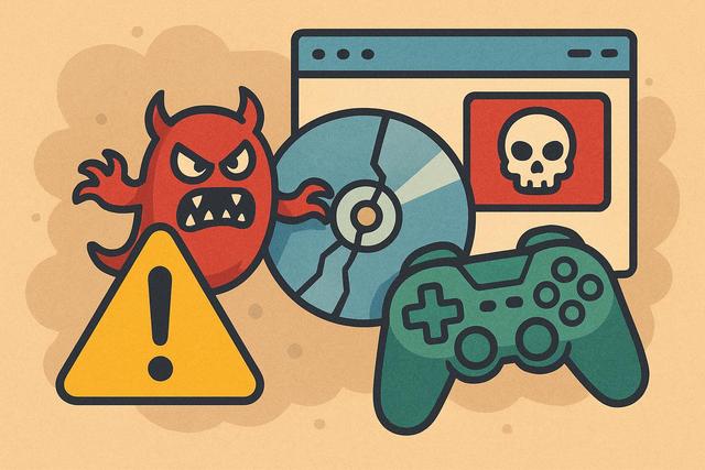 Remove hidden malware in certain game cracks