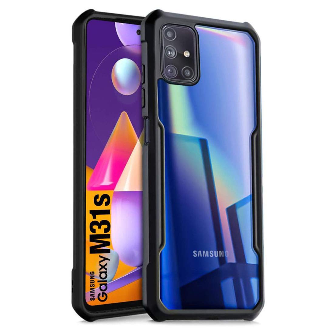 Black Border - Transparent Back iPaky Mobile Back Cover Case