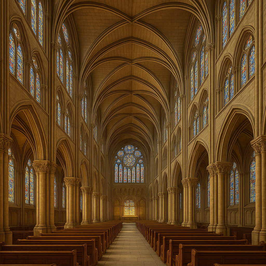 beauty, cathedral nave, craftsmanship, ancient architecture