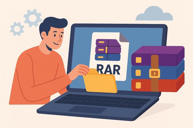 Extraire une archive RAR avec WinRAR gratuit rapidement
