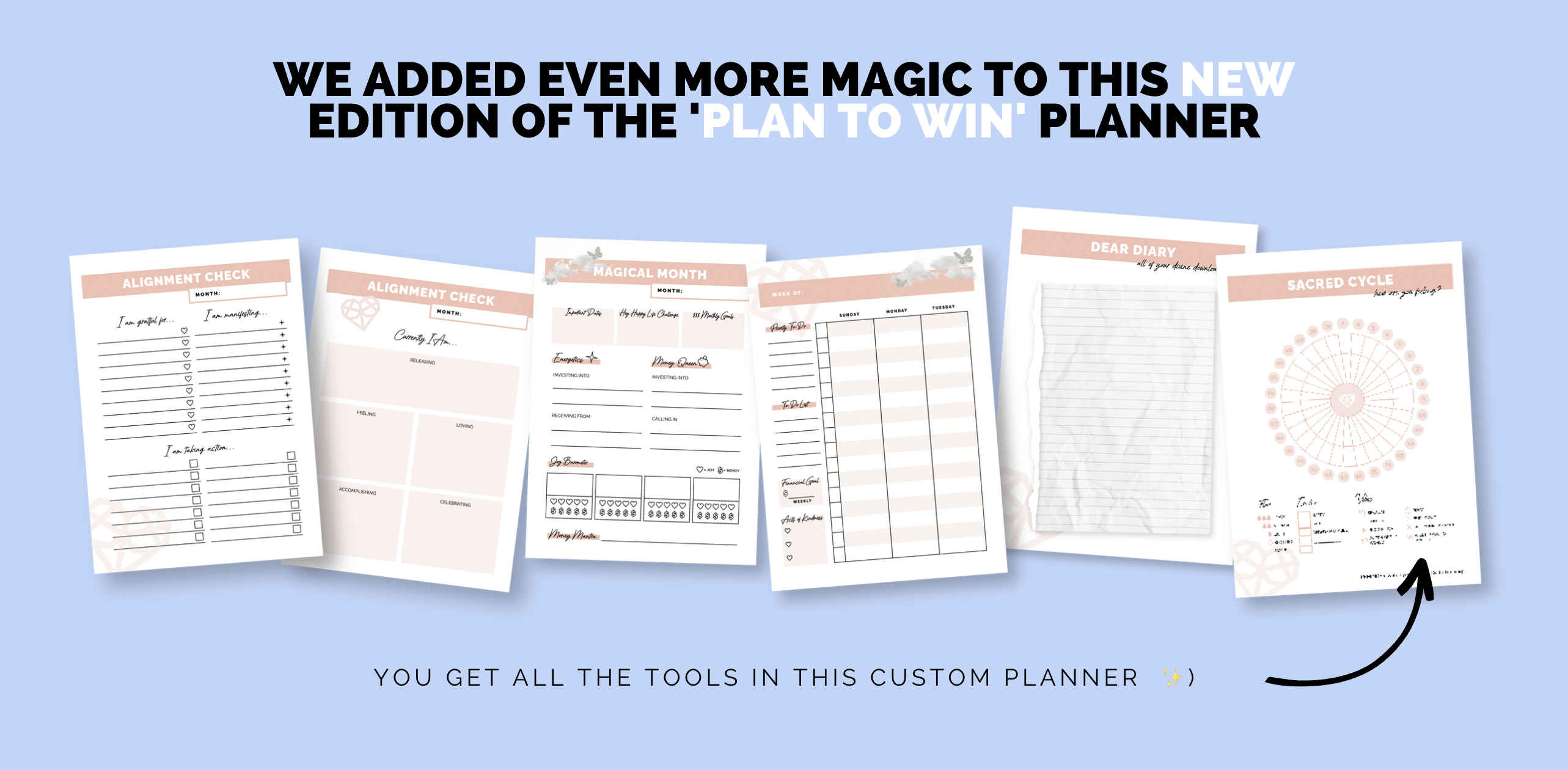 Plan to Win Planner Pages