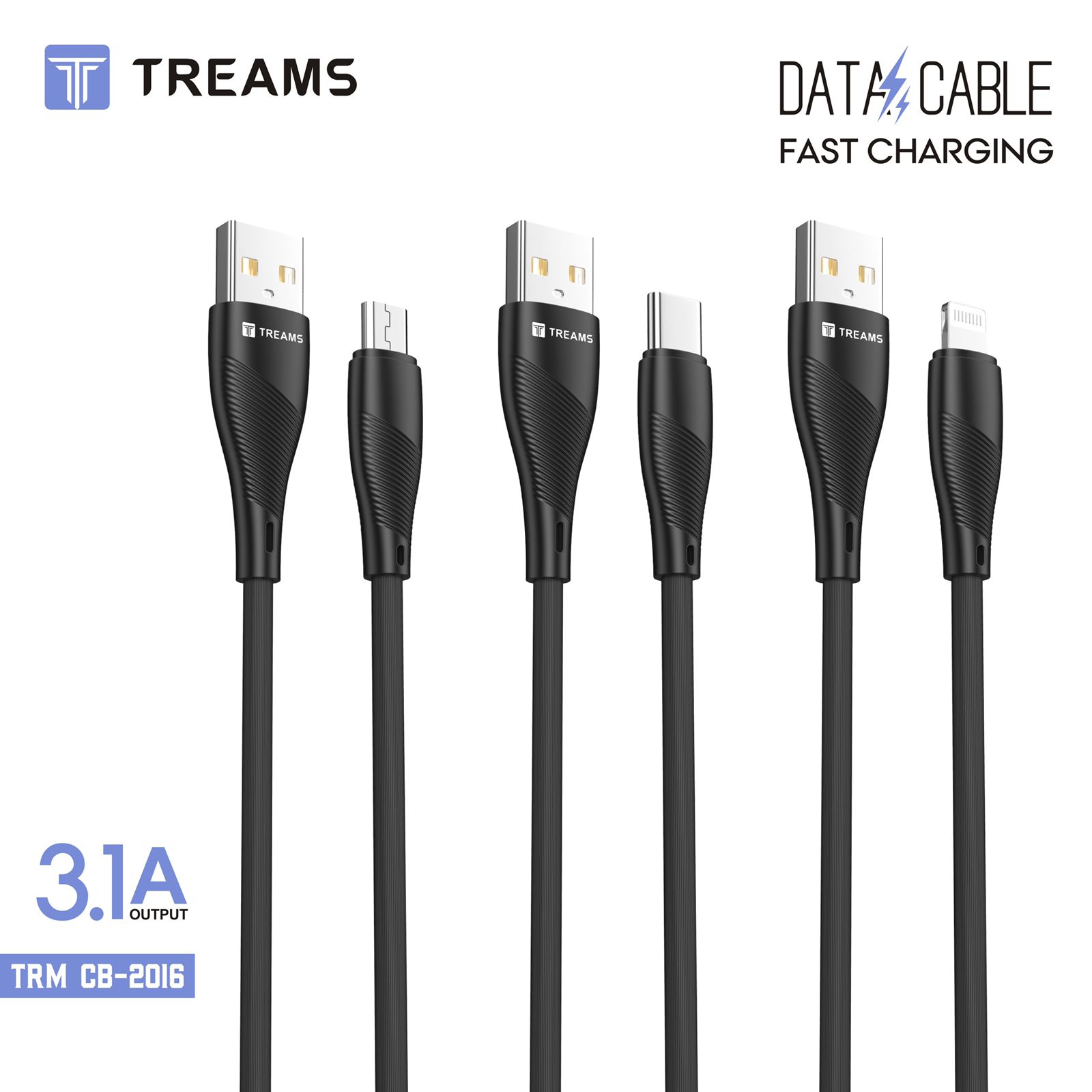Treams TRM CB-2016 USB to Type-C Data Cable