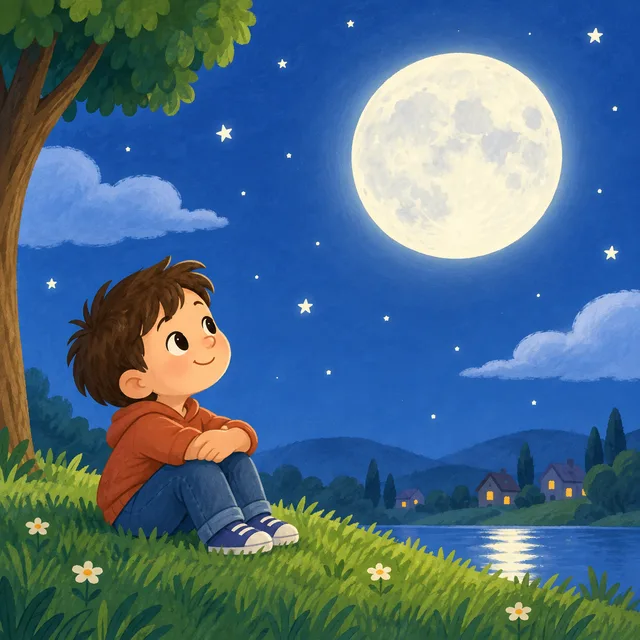 Scene: The moon is pale.