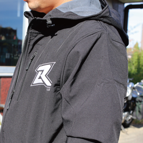 [Poly Tech Soft Shell Jacket 側面/背面]