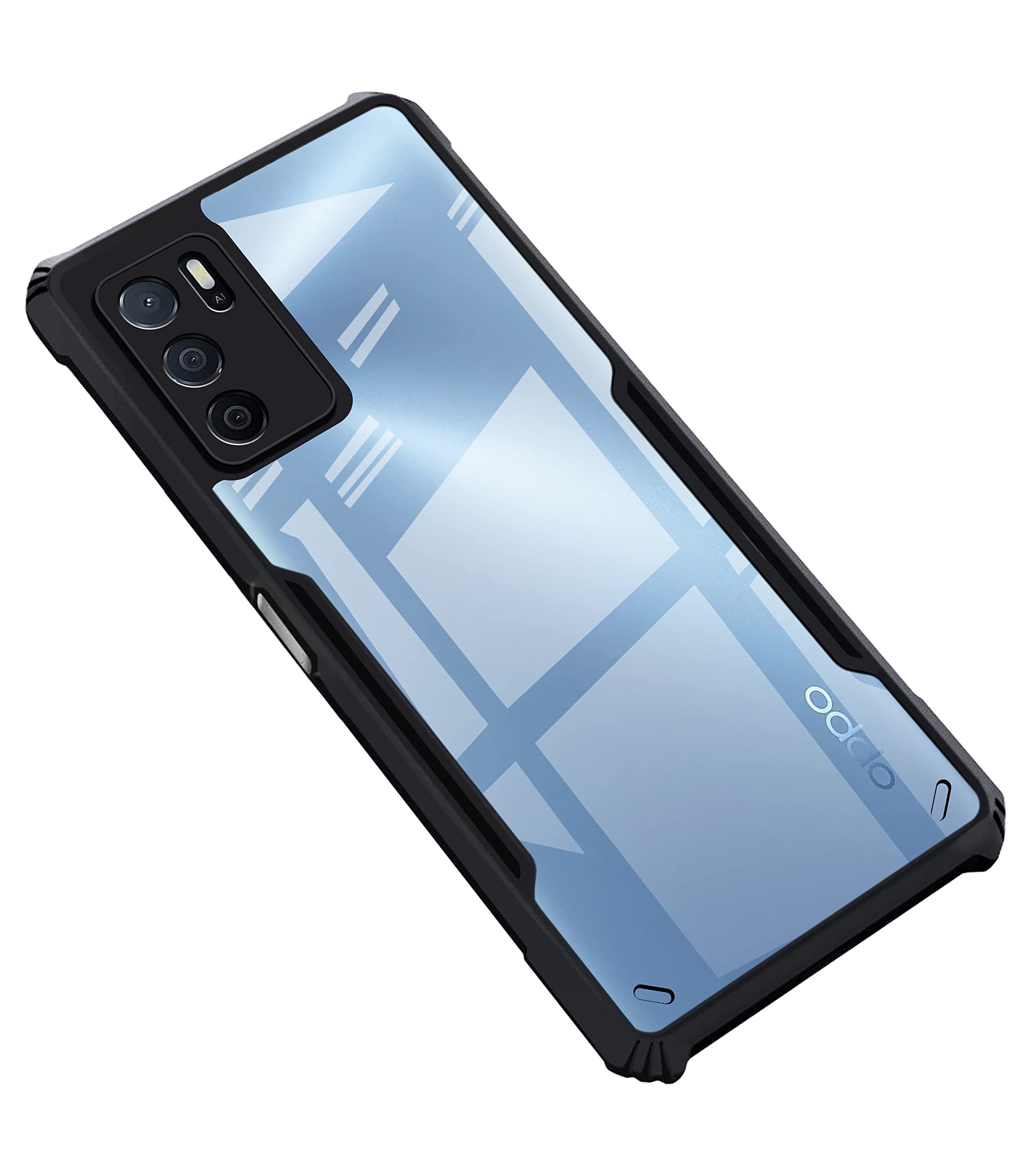 Black Border - Transparent Back iPaky Mobile Back Cover Case