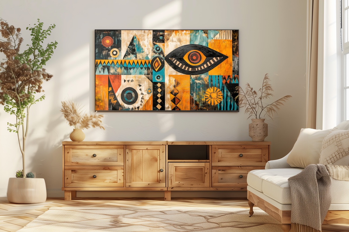 Tribal Adventure Palette Frame TV Art