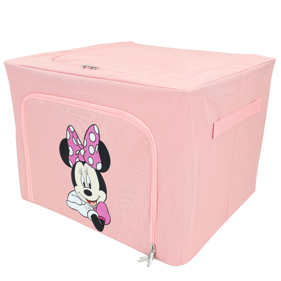 Caja organizadora minnie, 29.5x40cm, poliéster