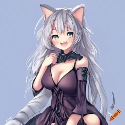 Artworks by りんご by りんご with ai art, neko musume, sailor uniform, erotic