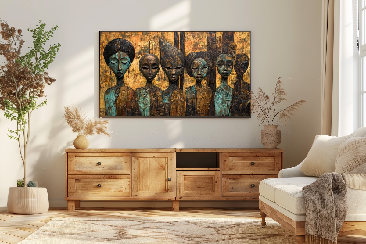 Timeless Bronze Whimsy Boho Frame TV Art by Gallery Flair