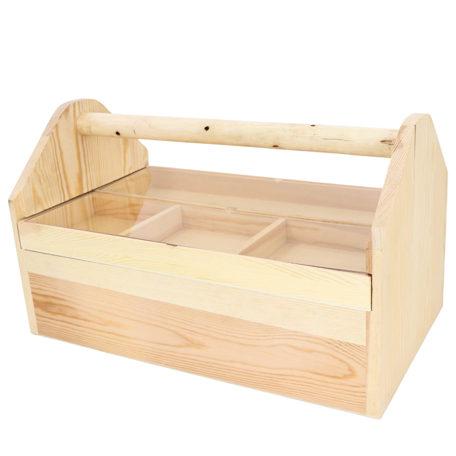 Caja para herramientas 24x39cm, madera