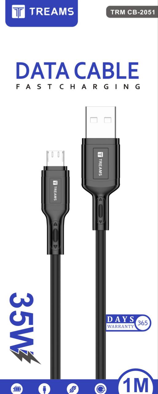 Treams TRM CB-2051 USB to Micro USB Data Cable