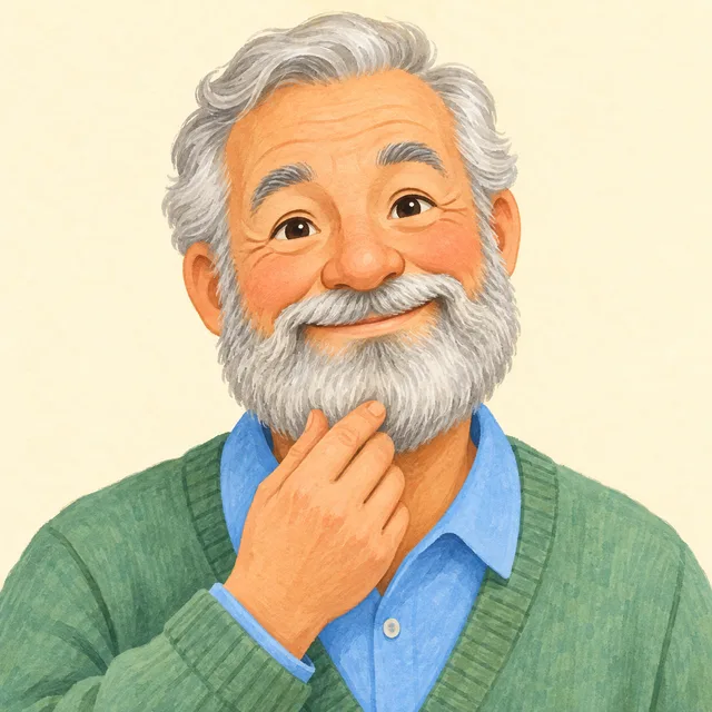 Illustration of beard
