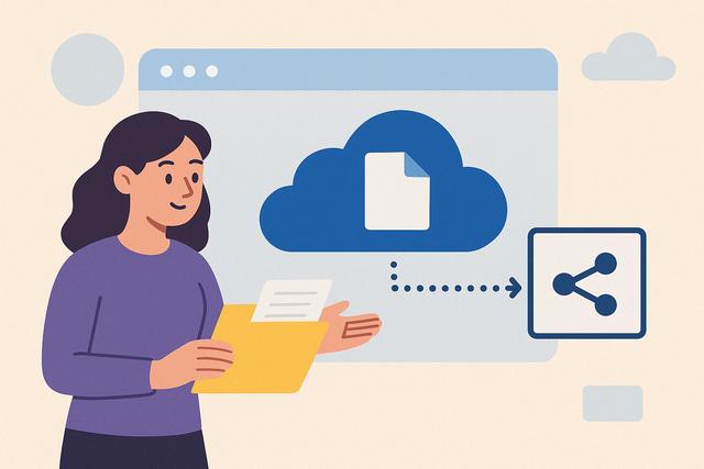 Partager des fichiers avec OneDrive gratuit rapidement