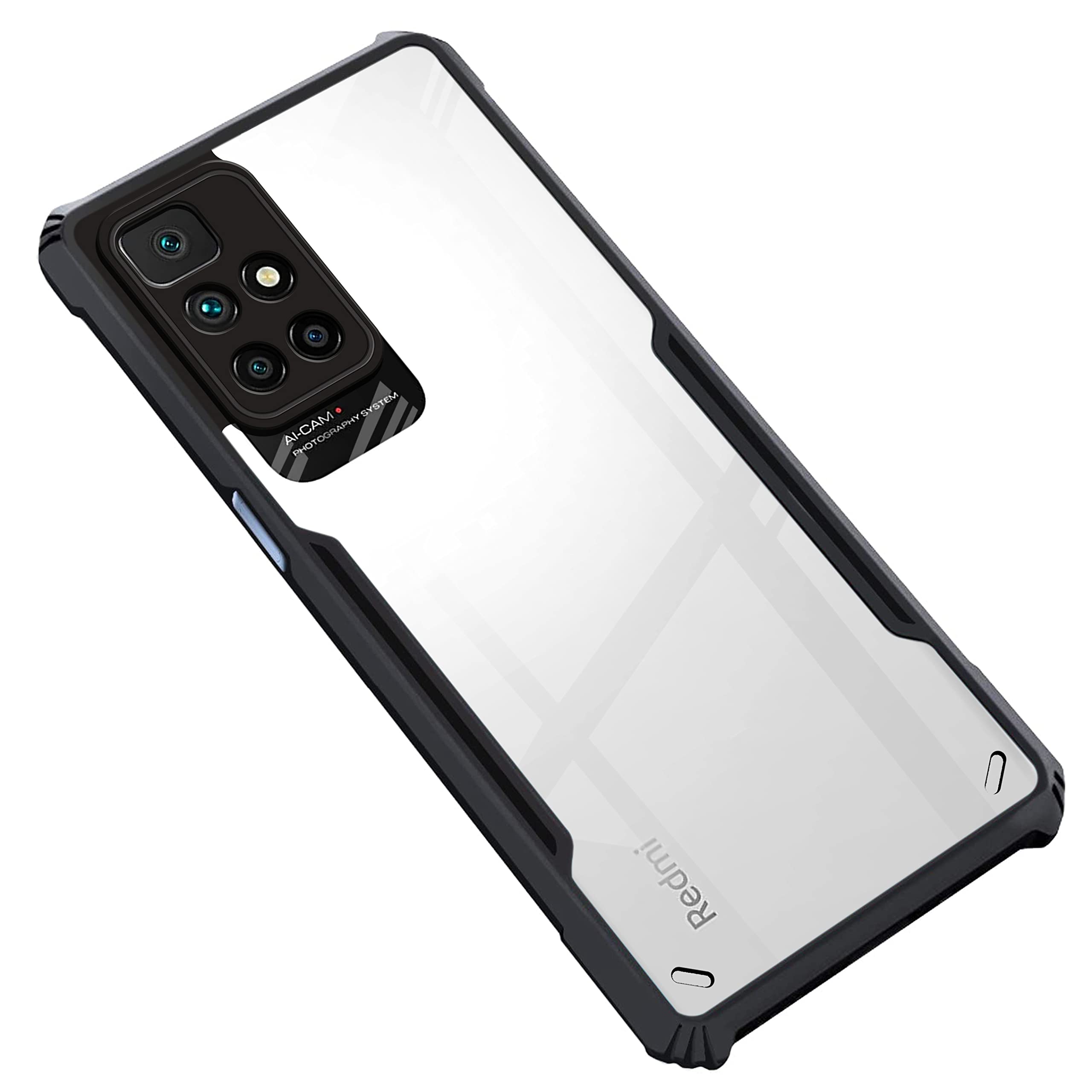 Black Border - Transparent Back iPaky Mobile Back Cover Case