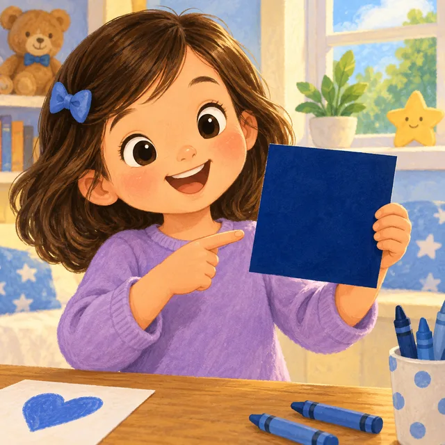 Scene: This blue is dark.