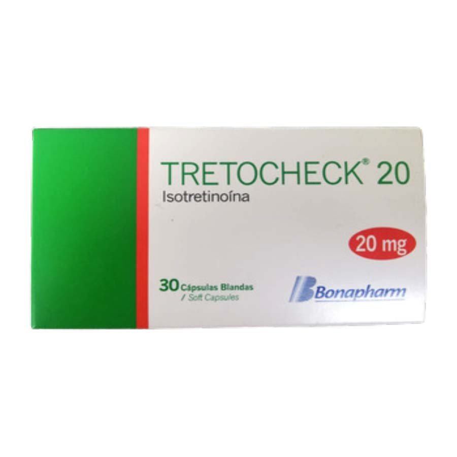 Tretocheck 20 Mg Cja/30 Cap