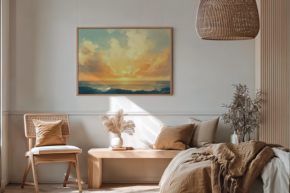 Dramatic Ocean Skies Coastal Printable Wall Art