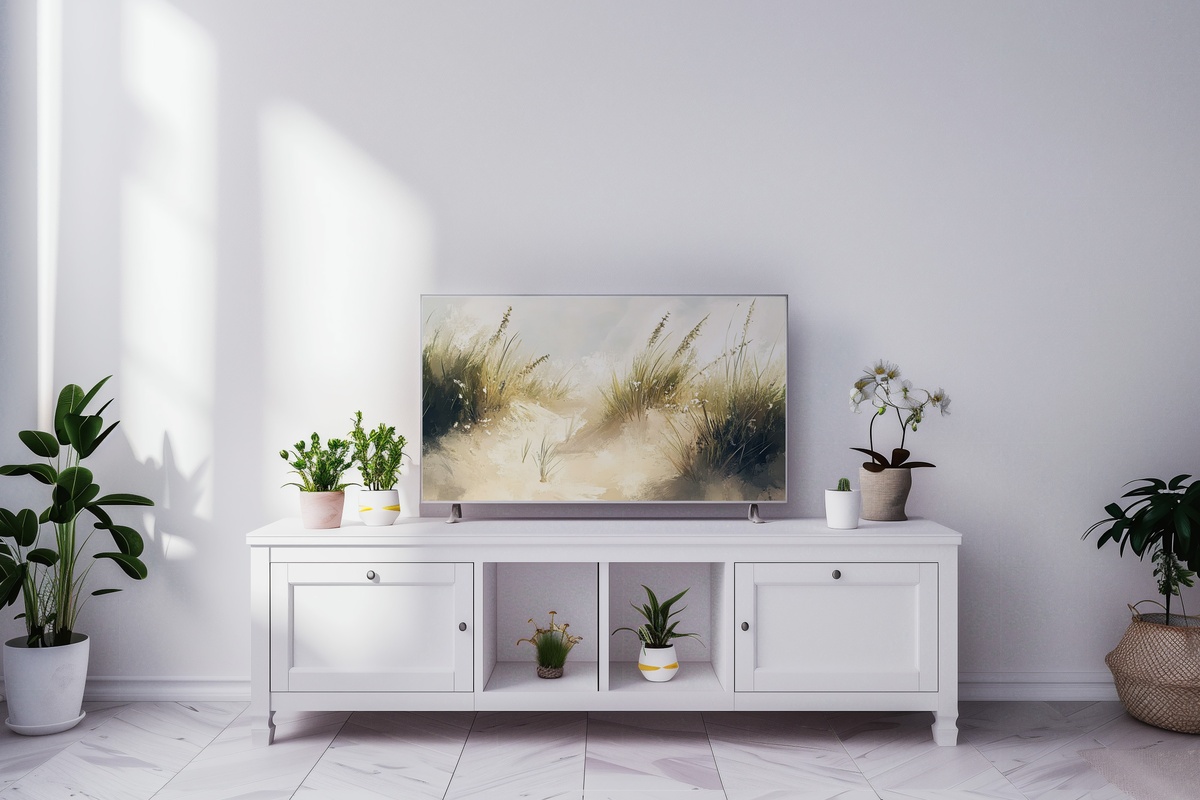 Soft Dunes' Serenade Summer Frame TV Art