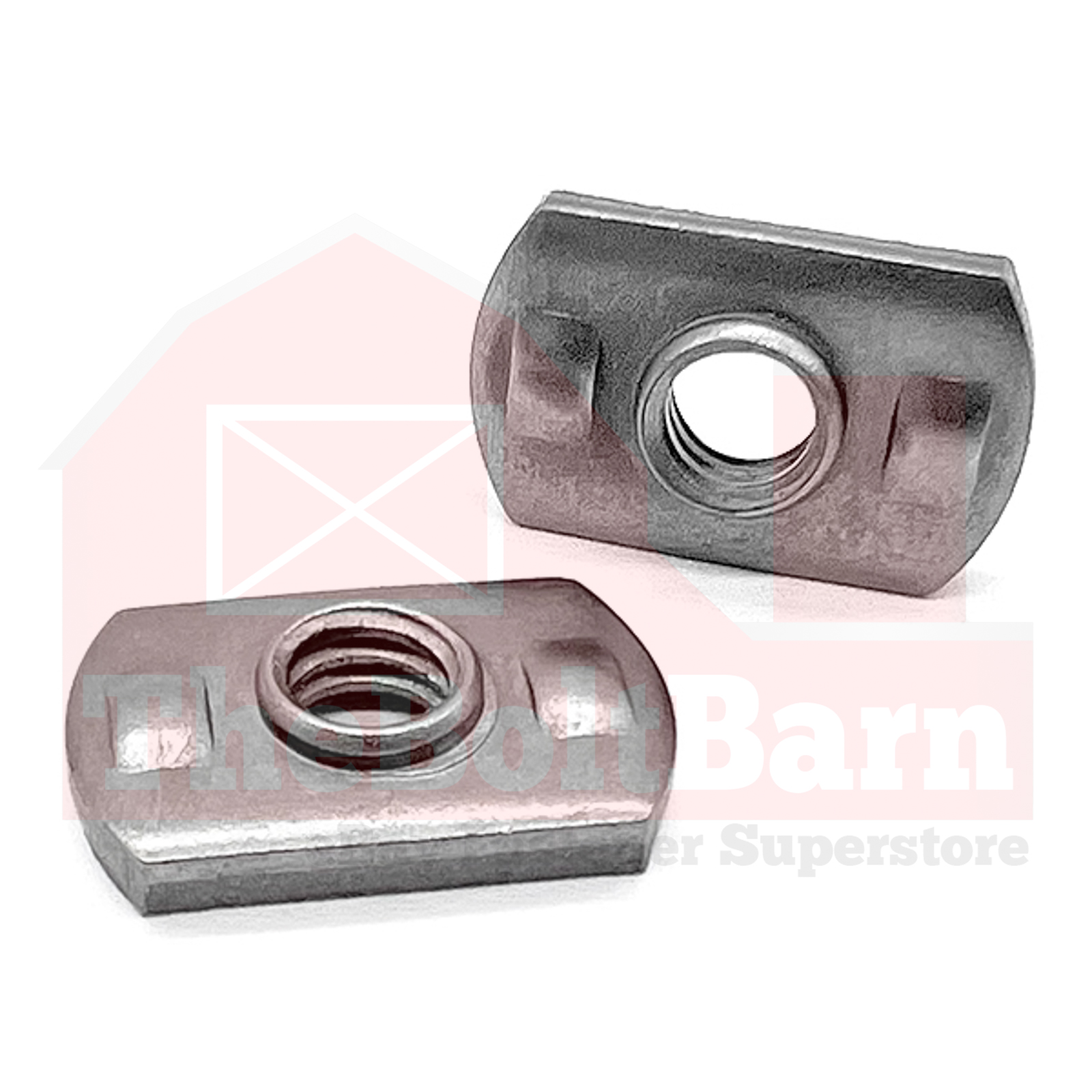 1/4"-28 Dual Rib Prong Spot Weld Nuts (Pick Quantity) - Picture 2 of 7