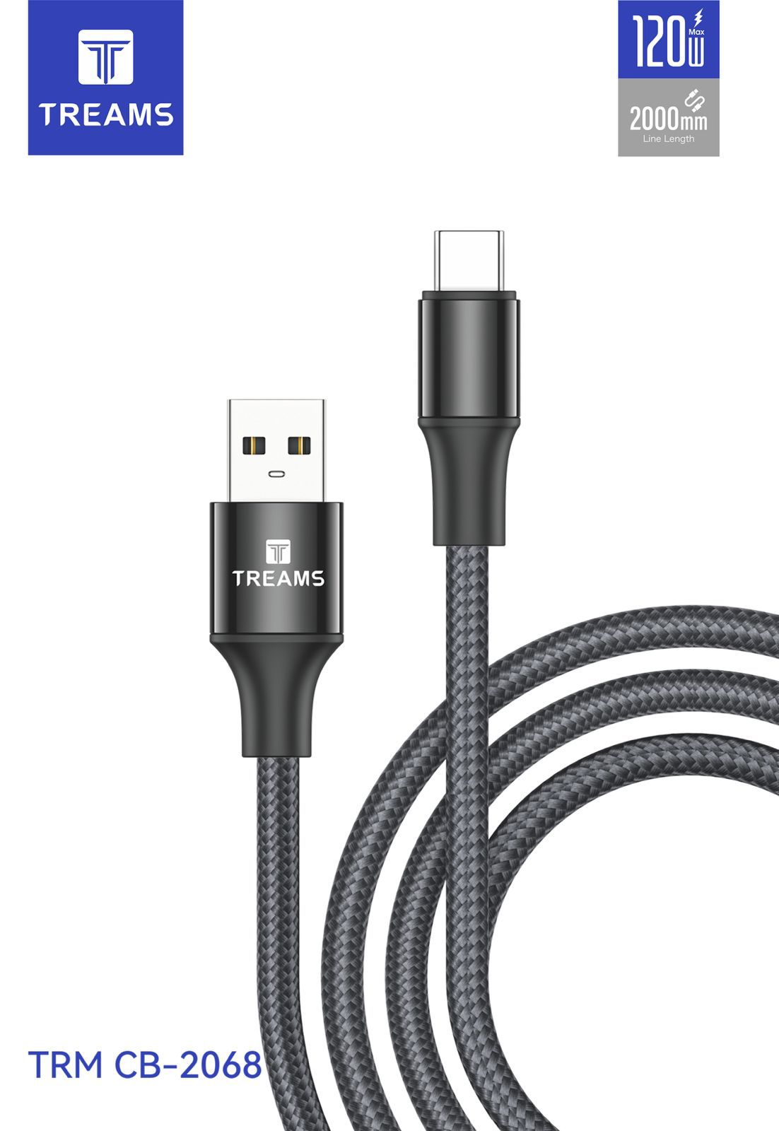 Treams TRM CB-2068 USB to Type-C Data Cable