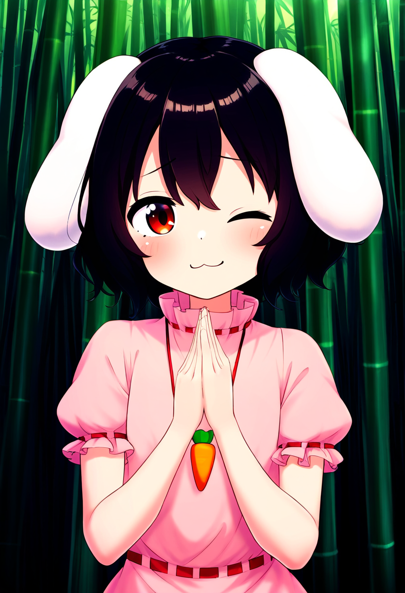 【リクエストより】てゐとイチャイチャえっち by aoka with ai art, Touhou, Touhou Project, tewi inaba
