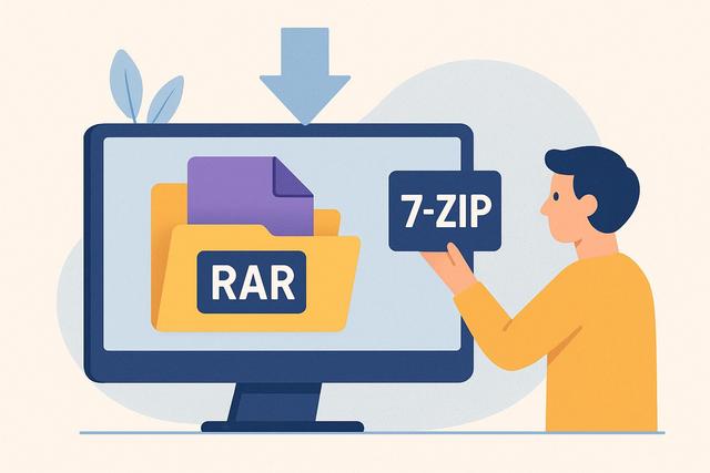 Extraire un fichier RAR avec 7‑Zip gratuit facilement