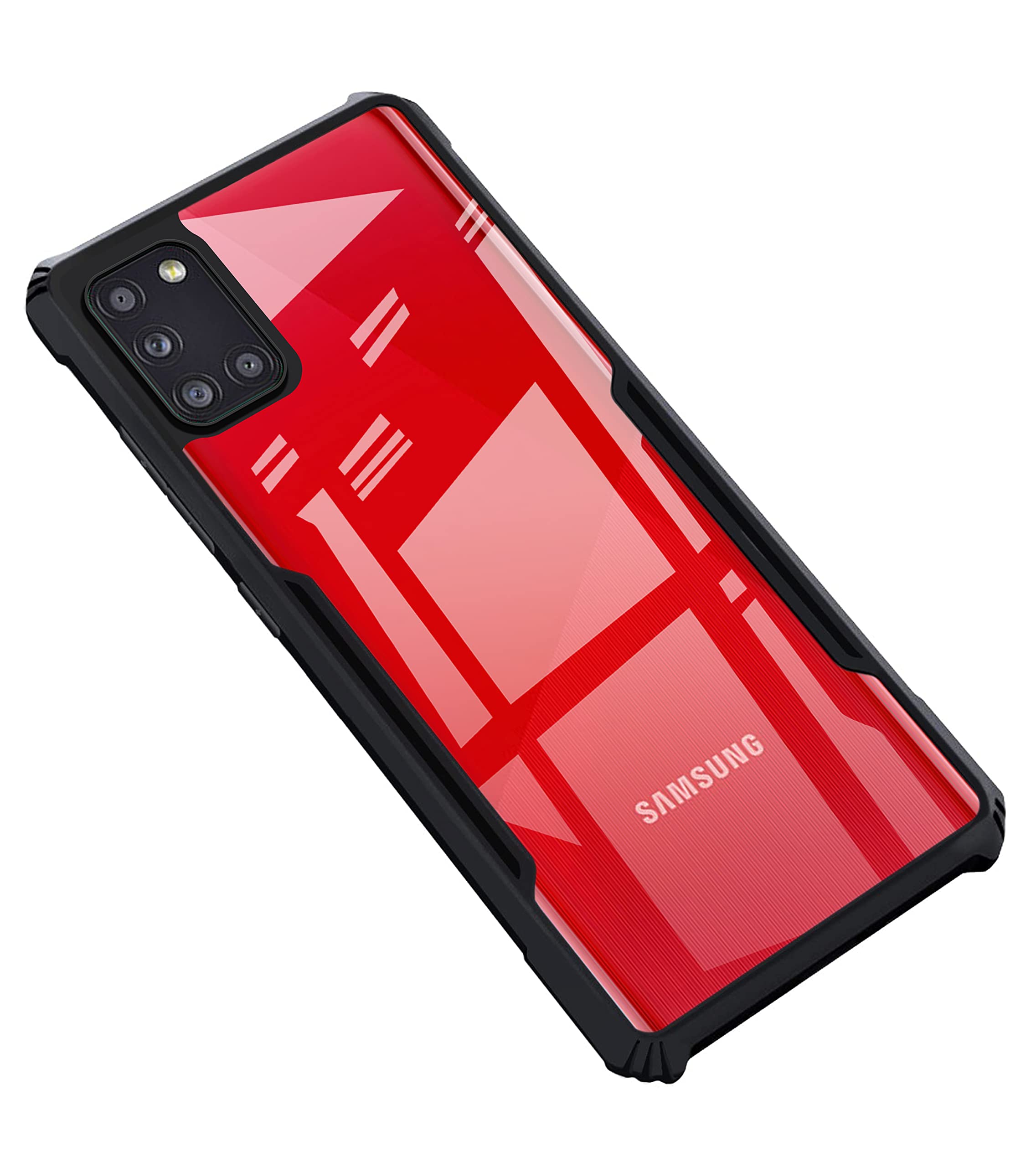 Black Border - Transparent Back iPaky Mobile Back Cover Case