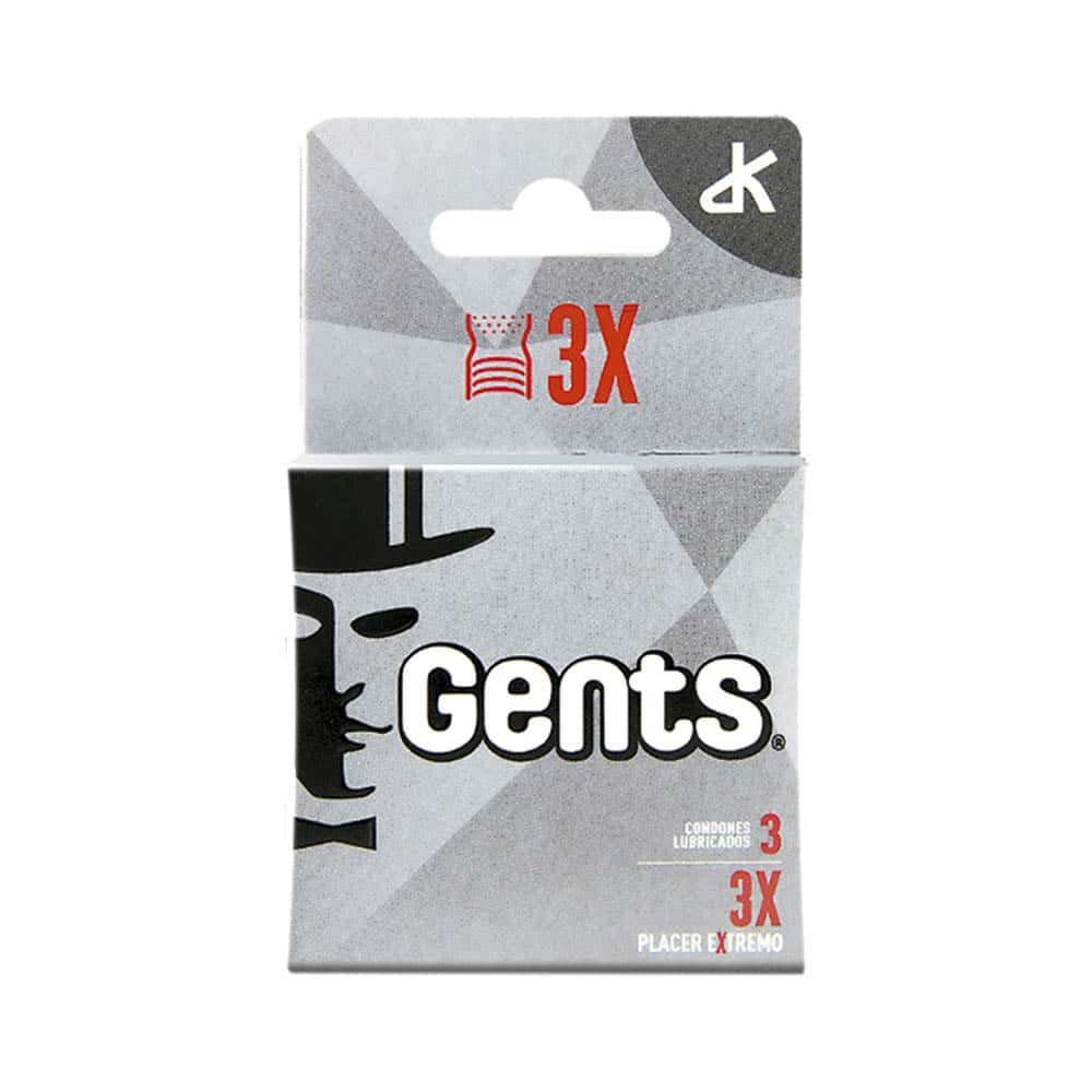 Gents Preserv 3X Placer Extremo Cja/3 Und