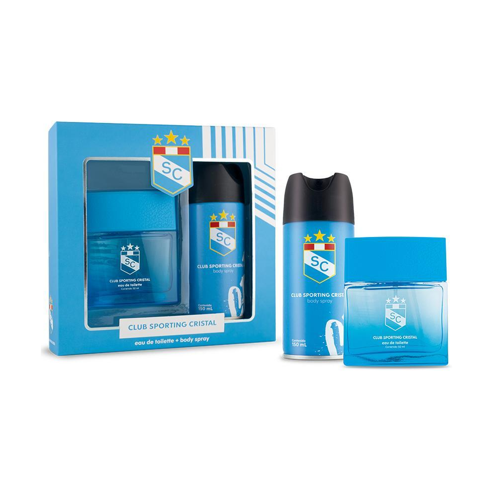 Sporting Cristal Est. Edt 50ml +Body Spray Estuche X 2