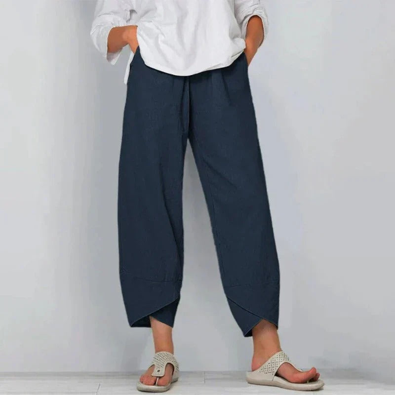 Lavisa - Elastic Waist Harem Pants